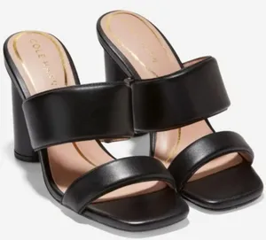 Cole Haan Leather Reina 2 Chunky Heels thumbnail 1