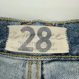 We The Free Free People High Rise‎ Straight Leg Jeans Light Wash Size 28 Blue thumbnail 4