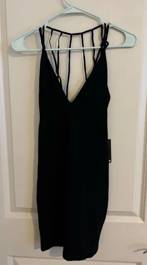 Express Mini Dress Black thumbnail 1