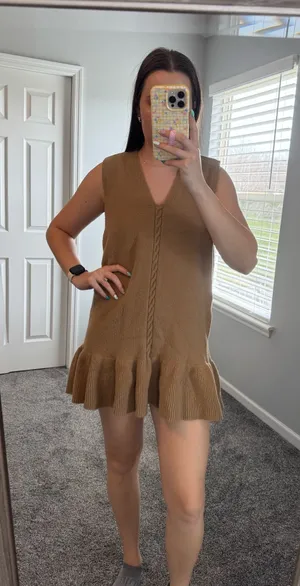 Sweater dress Brown Size M thumbnail 1