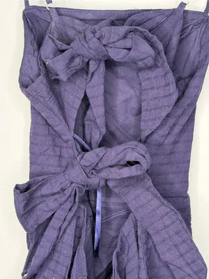 Selfie Leslie Navy Cotton Dress thumbnail 6