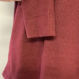 Unbranded Brick Red Pullover Long Sleeve Thermal Crew Neck Shirt- Small thumbnail 5