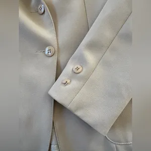 Vintage ‘80s Panther Light Tan Single Breasted Blazer thumbnail 6