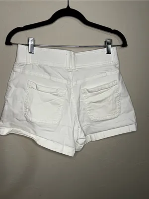 Draper James White High‎ Rise Welt Pocket Tailored Preppy Summer Shorts thumbnail 3