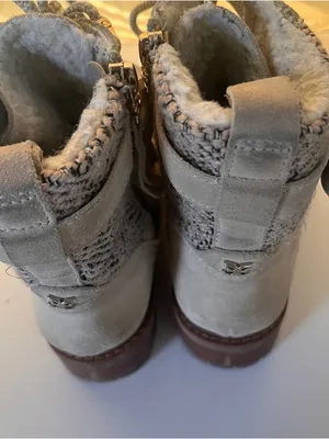 Sam Edelman Women’s Beige Lace-Up Hiker Boots thumbnail 5