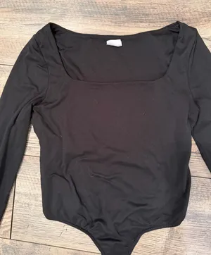 By Together Black long sleeve bodysuit thumbnail 1