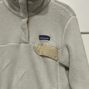 Patagonia Re-tool Snap T Fleece Pullover Ivory Medium thumbnail 4