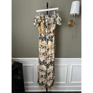 Free People Carmen Jumpsuit Paisley Small thumbnail 4