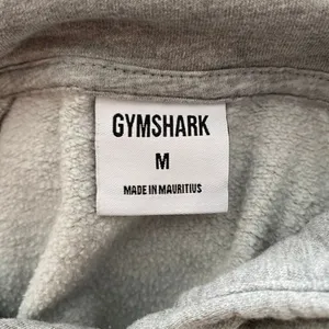 Gymshark Gray Fleece Lined Pullover Hoodie | Athletic Logo Sweatshirt Size M thumbnail 3