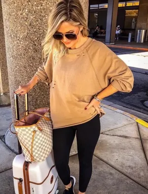 Forever 21 nwot grey distressed lounge sweatshirt thumbnail 1