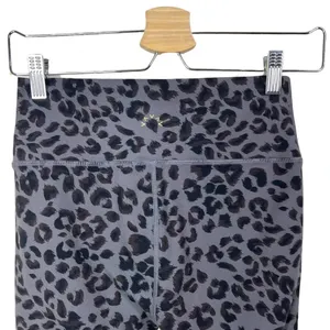 Varley Century‎ Dark Gray Cheetah Leggings Size Small thumbnail 6