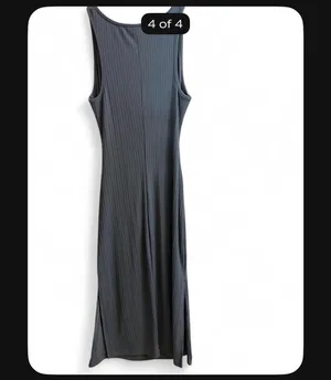 Blue slinky dress with cut out detail #summer#dress thumbnail 3