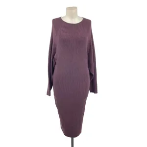 Song of Style Cozumel Sweater Dress Brown Purple Size‎ Medium thumbnail 3