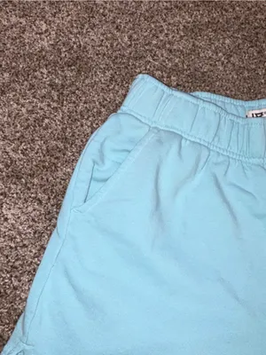 Liv Outdoor Light Blue Fleece Lounge Shorts Medium thumbnail 8
