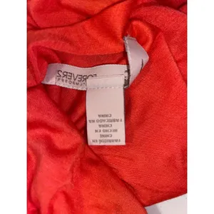 Forever 21 Coral Ruched Mini Dress Deep V Neck Sleeveless Cocktail Party thumbnail 6
