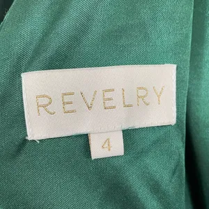 REVELRY Vera Velvet Dress in Emerald Green Size 4 | Evening | Bridesmaid Dress thumbnail 11