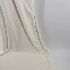 Popilush Built-In Shapewear Slip Dress Women XXL Ivory NEW Lace Trim‎ Maxi Slit thumbnail 8