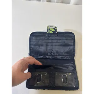 Vera Bradley Turnlock Wallet Rare Discontinued Lucky You‎ Floral Green Pattern thumbnail 6