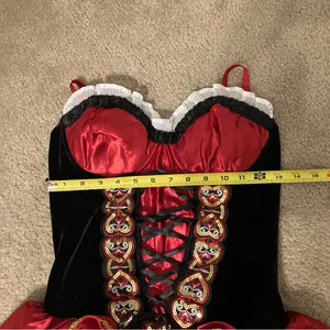 Spirit Little Red Women's Red and Black Costume Dress with Hooded Cape thumbnail 14