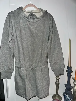 NWT FP Movement Such A Flirt Romper in Heather Grey $98 Retail thumbnail 6