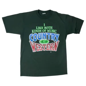 Vintage 90s LSJ Sportswear Country Western Music Shirt thumbnail 1