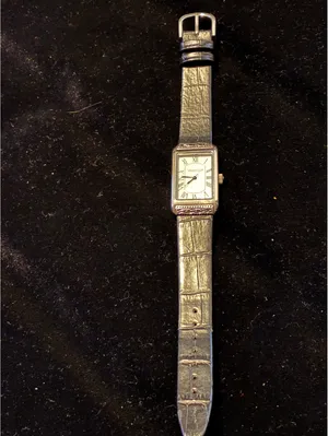 Coldwater Creek Women's Tank Watch Silver Tone Rectangular Roman Numeral Black thumbnail 3