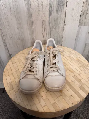 Adidas Stan Smith Primegreen White Beige Sneakers Womens Size 8.5 H03122 Shoes thumbnail 4