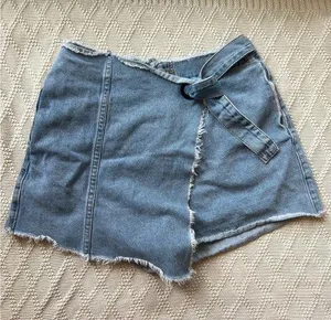 Cloud Ten jean skirt style shorts with strap closure and zipper size m women’s thumbnail 1