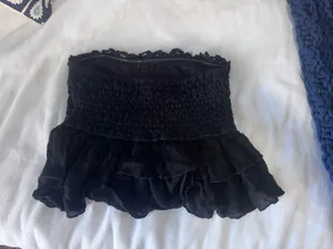 Black free people lace festival top thumbnail 3