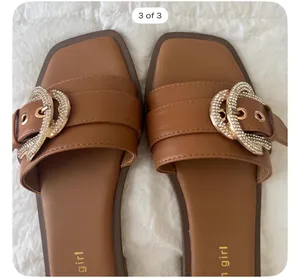 Madden Girl Bedazzled Buckle Sandals thumbnail 3