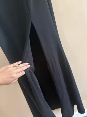 Lulus Brayla Black One-Shoulder Mermaid Maxi Dress Size Medium Formal Wedding thumbnail 10