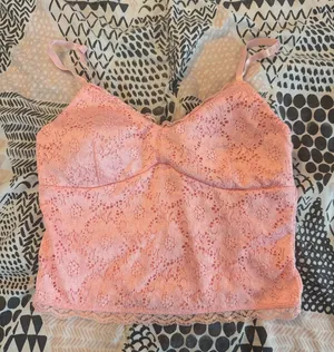 No Boundaries Pink Tank Blouse  thumbnail 1