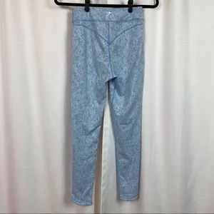 Gymshark Malibu Blue Fleur Texture Leggings Sz.M thumbnail 7
