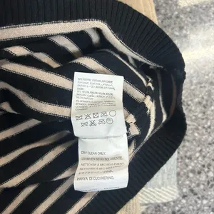 bebe Black and Cream Striped Mini Dress with Embellished Logo thumbnail 4