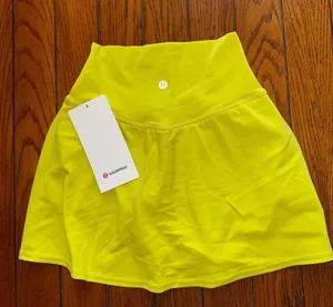 Lululemon Align Skirt High Rise Yellow Serpentine Size 2 NWT thumbnail 1