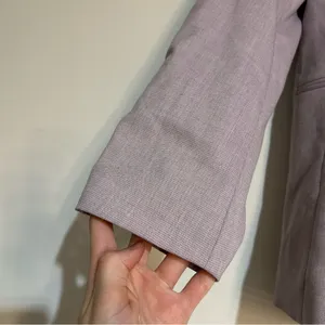 Ann Taylor Lavender Single Button Blazer Size 8 Petite Office Work Spring thumbnail 2