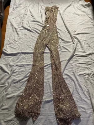 Dolls Kill Club Exx Dazzling Nights Sequin Jumpsuit thumbnail 2
