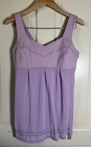 Lululemon Women Run Tame Me Tank Rose Quartz Size 8 *FLAWS* thumbnail 1