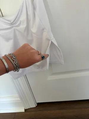 White Amazon Top thumbnail 2
