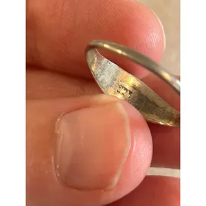 925 sterling silver ring size 8 unique cute rare thumbnail 5