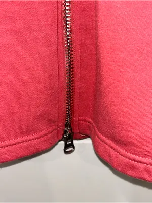 Zenana Outfitters Coral Full-Zip Hooded Long Sweatshirt Women’s M/L thumbnail 4