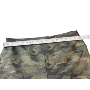Nine West Army Green Camouflage Pull On Elastic Waist Ponte Pants L NWT thumbnail 15