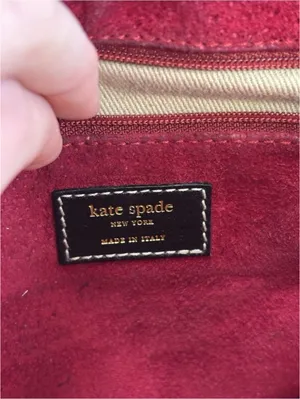 kate spade Vintage Y2K Made in Italy Black and White Plaid Wool Tweed Bag. thumbnail 5