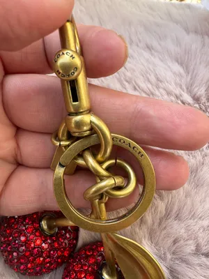 Coach cherry bag charm thumbnail 4