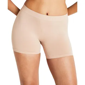 NWT State Of Day Womens Seamless Slip High Cut Boyshorts Light Beige Brown XS thumbnail 1