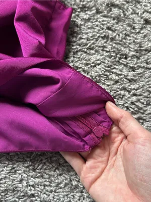 Le Lis Magenta Cowl Neck Cropped Tank thumbnail 4