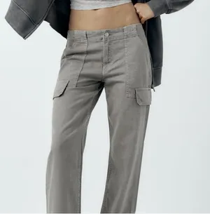 Brown Cargo Pants ZARA Women’s thumbnail 1