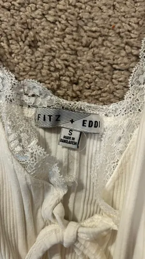 Fitz + Eddi White Crop Top thumbnail 4