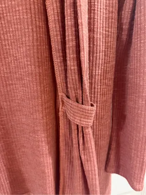 CURE. Ribbed Open Front Cardigan Size L thumbnail 3
