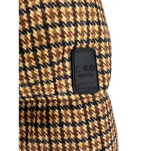 C-RO Denmark Houndstooth‎ 2-Way Stretch Puffer Coat with Faux Fur Hood Size 4 thumbnail 8